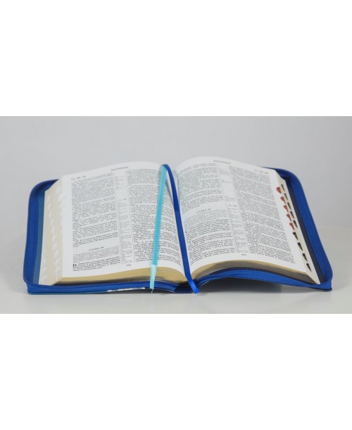Библия 075 (Индексы, замок, 3 цв., золотой срез) синод. перевод